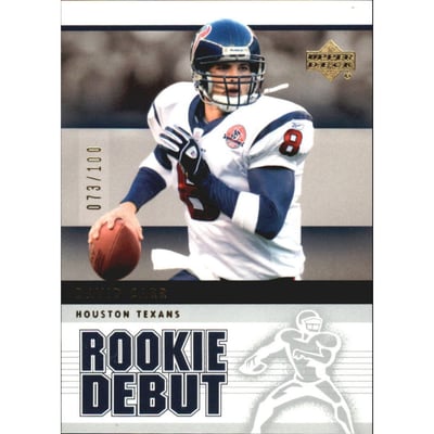 2005 Upper Deck Rookie Debut Gold 100 #38 David Carr