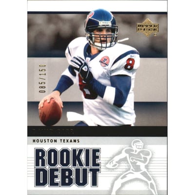 2005 Upper Deck Rookie Debut Gold 150 #38 David Carr