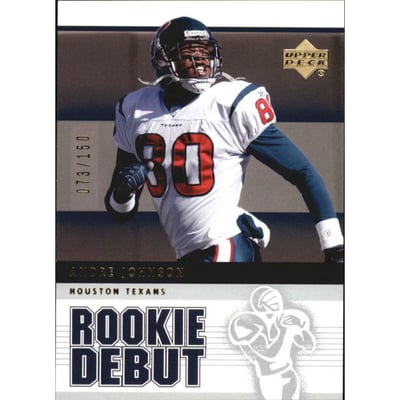2005 Upper Deck Rookie Debut Gold 150 #39 Andre Johnson