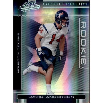 2006 Absolute Memorabilia Spectrum Silver #167 David Anderson