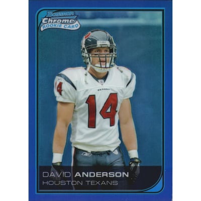 2006 Bowman Chrome Blue Refractors #36 David Anderson