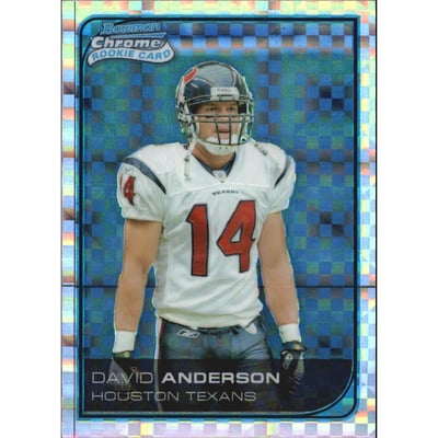 2006 Bowman Chrome Xfractors #36 David Anderson