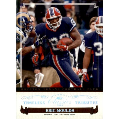 2006 Donruss Classics Timeless Tributes Silver #10 Eric Moulds