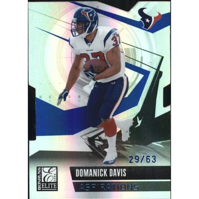 2006 Donruss Elite Aspirations #40 Domanick Davis/63