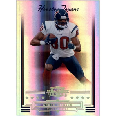 2006 Donruss Threads Gold Holofoil #46 Andre Johnson