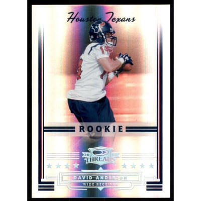 2006 Donruss Threads Silver Holofoil #181 David Anderson