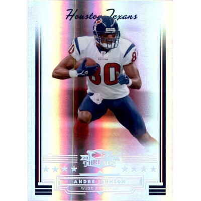 2006 Donruss Threads Silver Holofoil #46 Andre Johnson