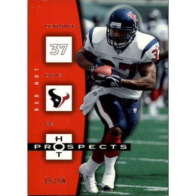 2006 Hot Prospects Red Hot #39 Domanick Davis
