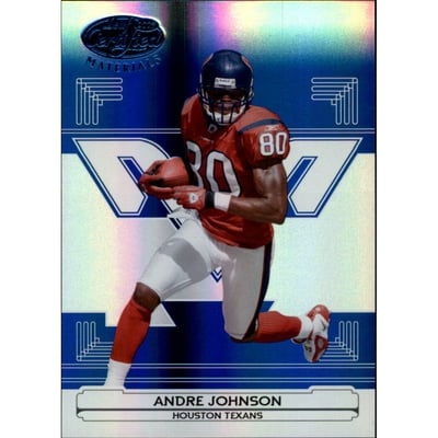 2006 Leaf Certified Materials Mirror Blue #58 Andre Johnson
