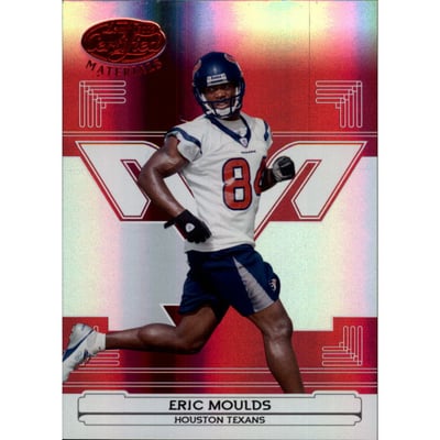 2006 Leaf Certified Materials Mirror Red #15 Eric Moulds