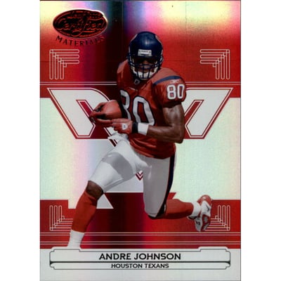 2006 Leaf Certified Materials Mirror Red #58 Andre Johnson