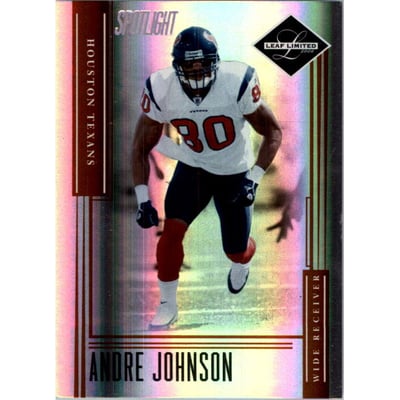 2006 Leaf Limited Bronze Spotlight #111 Andre Johnson