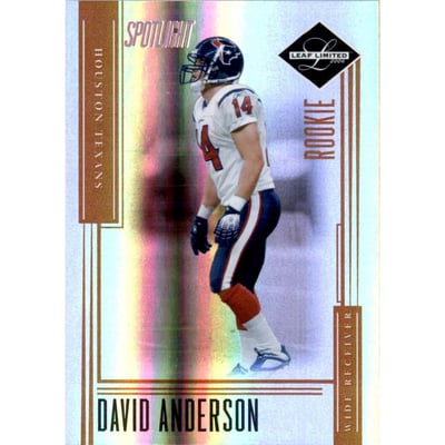 2006 Leaf Limited Bronze Spotlight #174 David Anderson