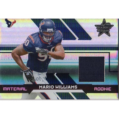2006 Leaf Rookies and Stars Longevity Holofoil Parallel #268 Mario Williams JSY