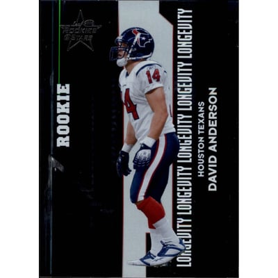 2006 Leaf Rookies and Stars Longevity Silver Parallel #109 David Anderson