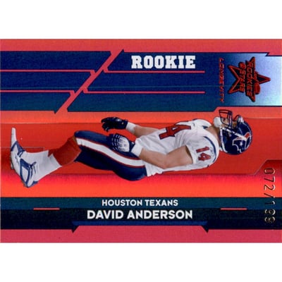 2006 Leaf Rookies and Stars Longevity Target Ruby Parallel #109 David Anderson