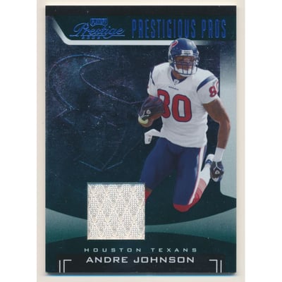 2006 Playoff Prestige Prestigious Pros Jerseys Green #2 Andre Johnson