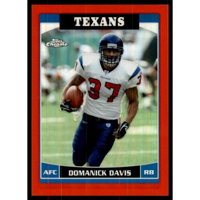 2006 Topps Chrome Red Refractors #116 Domanick Davis