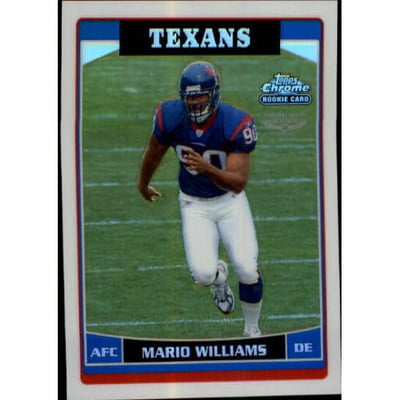 2006 Topps Chrome Refractors #256 Mario Williams