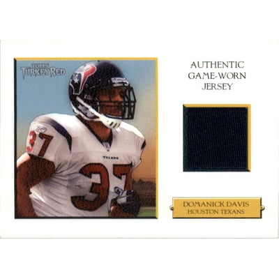 2006 Topps Turkey Red Relics White #DD Domanick Davis