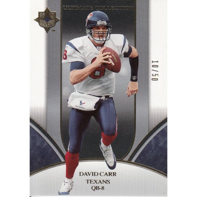 2006 Ultimate Collection Gold #75 David Carr