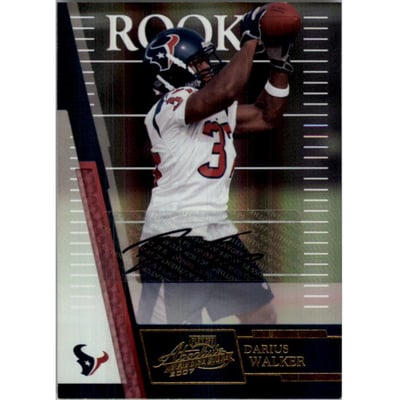 2007 Absolute Memorabilia #214 Darius Walker AU RC