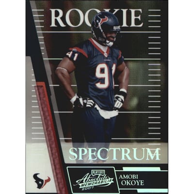 2007 Absolute Memorabilia Spectrum Silver #204 Amobi Okoye