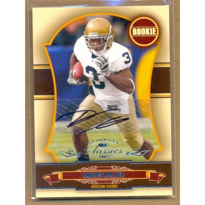 2007 Donruss Classics #253 Darius Walker AU/499 RC