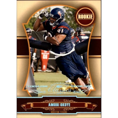 2007 Donruss Classics Timeless Tributes Silver #196 Amobi Okoye