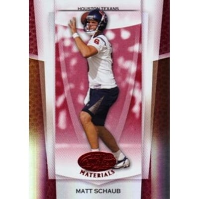 2007 Leaf Certified Materials Mirror Red #116 Matt Schaub