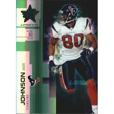 2007 Leaf Rookies and Stars Longevity Emerald #78 Andre Johnson