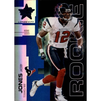 2007 Leaf Rookies and Stars Longevity Sapphire #146 Jacoby Jones