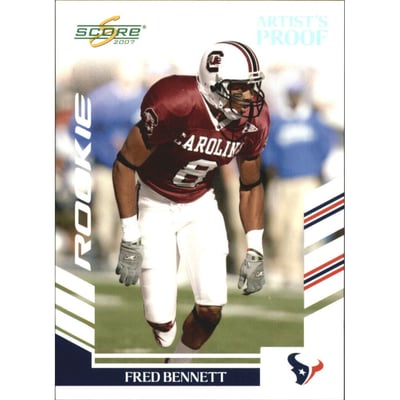 2007 Score Artist's Proof #309 Fred Bennett