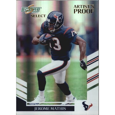 2007 Select Artist's Proof #215 Jerome Mathis