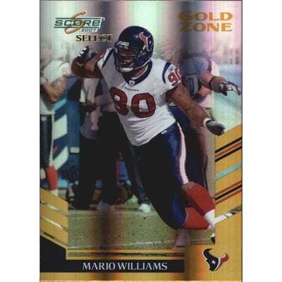 2007 Select Gold Zone #219 Mario Williams