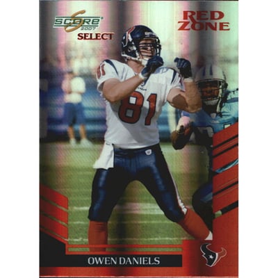 2007 Select Red Zone #216 Owen Daniels
