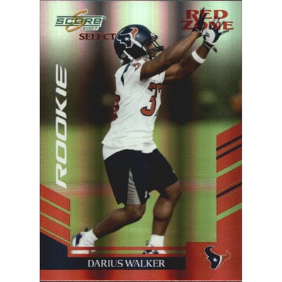 2007 Select Red Zone #335 Darius Walker