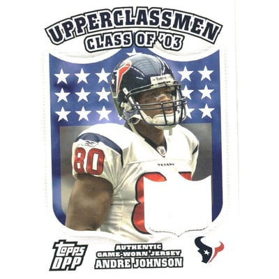 2007 Topps Draft Picks And Prospects Upperclassmen Jersey #AJ Andre Johnson A