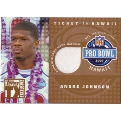 2007 Topps TX Exclusive Ticket to Hawaii Jersey #AJ Andre Johnson