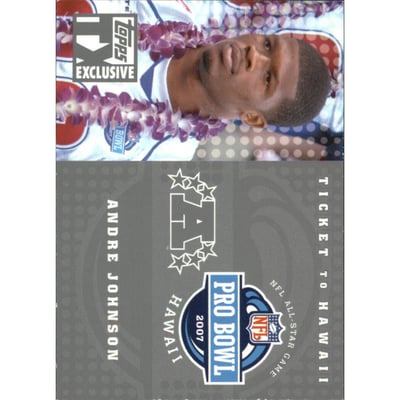 2007 Topps TX Exclusive Ticket to Hawaii Silver #AJ Andre Johnson