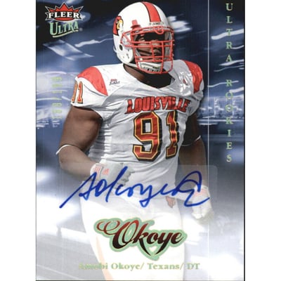 2007 Ultra Rookie Autographs #232 Amobi Okoye