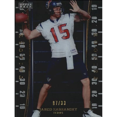 2007 Upper Deck Trilogy Gold #150 Jared Zabransky