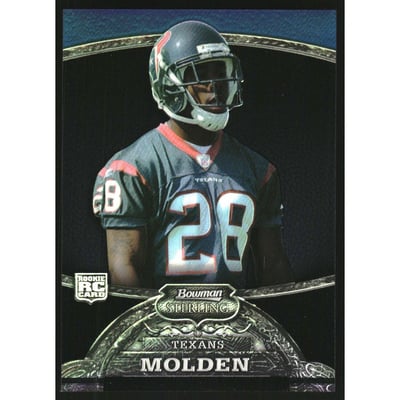 2008 Bowman Sterling Black Refractors #11 Antwaun Molden