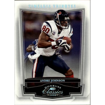 2008 Donruss Classics Timeless Tributes Silver #40 Andre Johnson