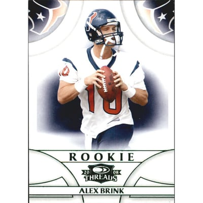 2008 Donruss Threads Retail Green #152 Alex Brink