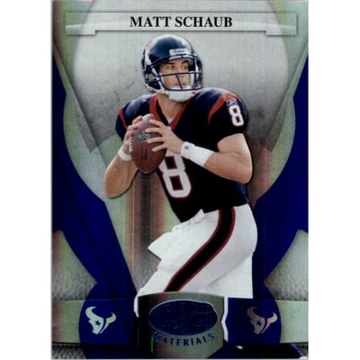 2008 Leaf Certified Materials Mirror Blue #49 Matt Schaub
