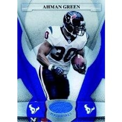 2008 Leaf Certified Materials Mirror Blue #50 Ahman Green