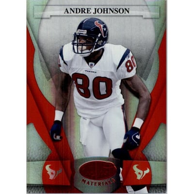 2008 Leaf Certified Materials Mirror Red #51 Andre Johnson