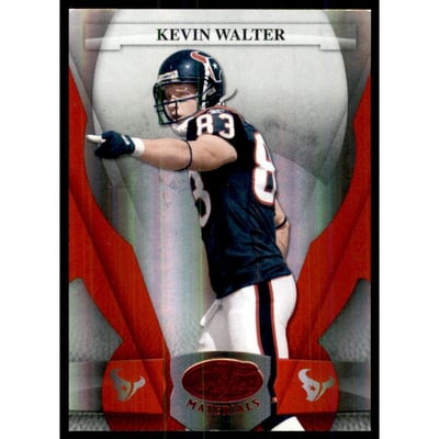 2008 Leaf Certified Materials Mirror Red #52 Kevin Walter