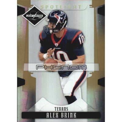 2008 Leaf Limited Gold Spotlight #202 Alex Brink